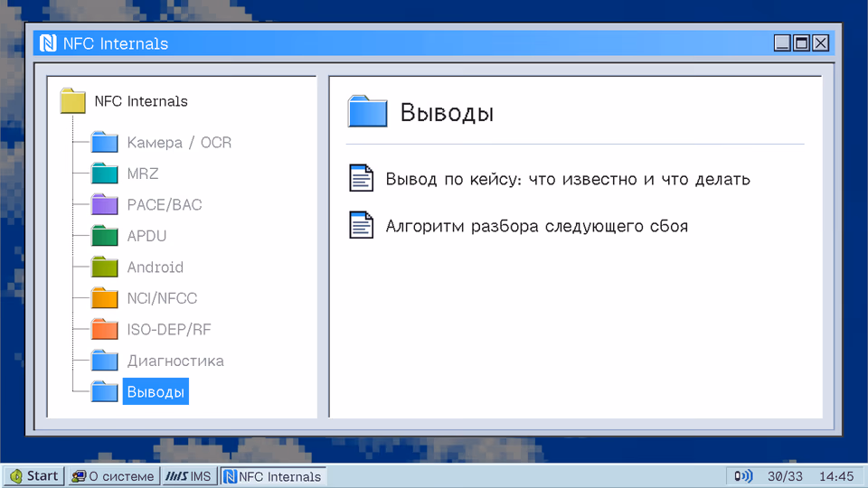 Раздел «Выводы»
